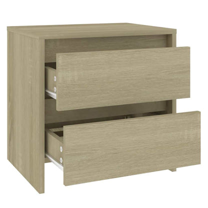 vidaXL Bedside Cabinet Sonoma Oak 45x34,5x44,5 cm Engineered Wood