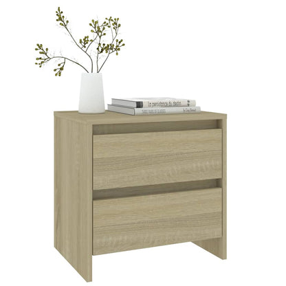 vidaXL Bedside Cabinet Sonoma Oak 45x34,5x44,5 cm Engineered Wood