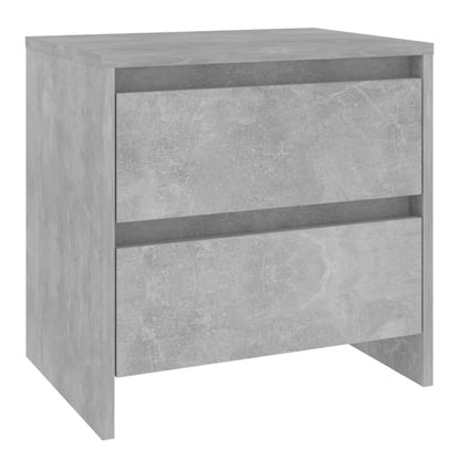 vidaXL Bedside Cabinet Concrete Grey 45x34.5x44.5 cm Engineered Wood