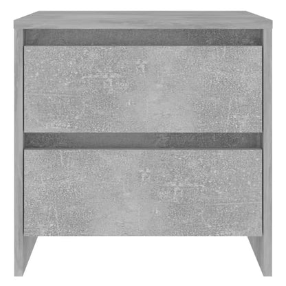 vidaXL Bedside Cabinet Concrete Grey 45x34.5x44.5 cm Engineered Wood