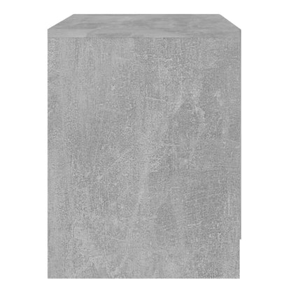 vidaXL Bedside Cabinet Concrete Grey 45x34.5x44.5 cm Engineered Wood