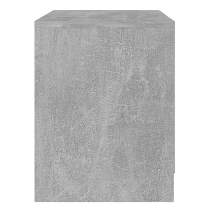 vidaXL Bedside Cabinet Concrete Grey 45x34,5x44,5 cm Engineered Wood