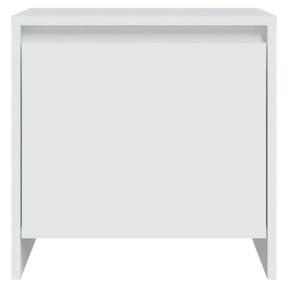 vidaXL Bedside Cabinets 2 pcs White 45x34x44.5 cm Engineered Wood