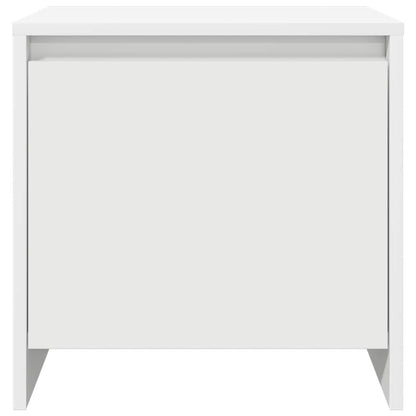 vidaXL Bedside Cabinets 2 pcs White 45x34x44,5 cm Engineered Wood