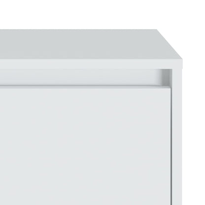vidaXL Bedside Cabinets 2 pcs White 45x34x44.5 cm Engineered Wood