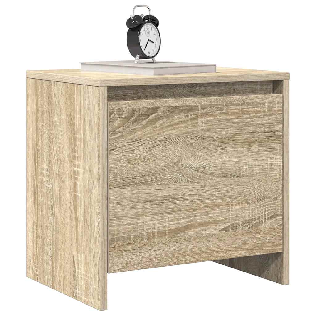 vidaXL Bedside Cabinet Sonoma Oak 45x34x44.5 cm Engineered Wood