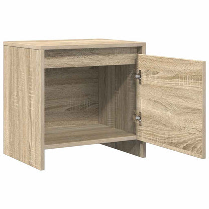 vidaXL Bedside Cabinet Sonoma Oak 45x34x44,5 cm Engineered Wood