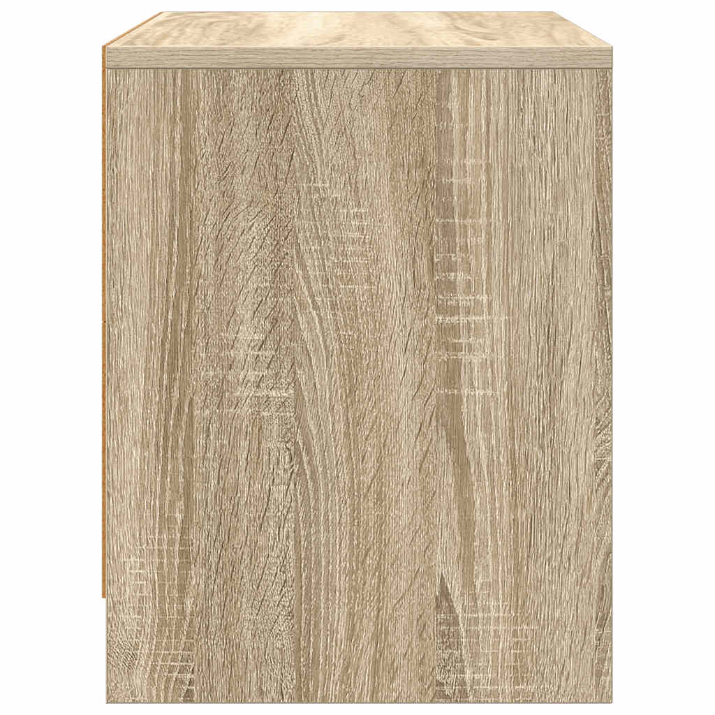 vidaXL Bedside Cabinet Sonoma Oak 45x34x44.5 cm Engineered Wood
