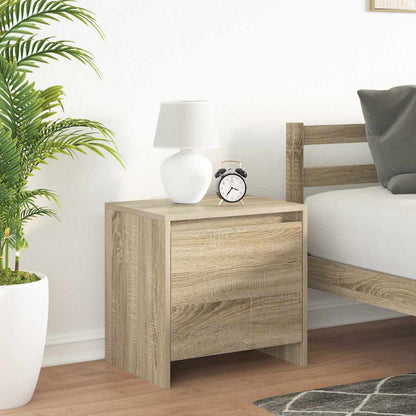 vidaXL Bedside Cabinet Sonoma Oak 45x34x44.5 cm Engineered Wood
