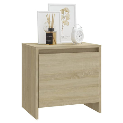vidaXL Bedside Cabinets 2 pcs Sonoma Oak 45x34x44.5 cm Engineered Wood