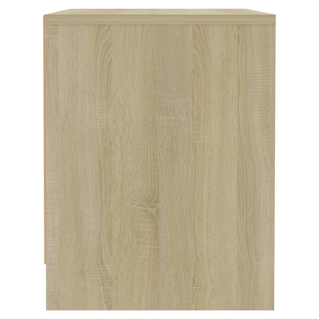 vidaXL Bedside Cabinets 2 pcs Sonoma Oak 45x34x44.5 cm Engineered Wood