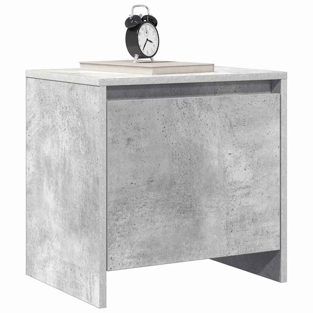 vidaXL Bedside Cabinet Concrete Grey 45x34x44.5 cm Engineered Wood