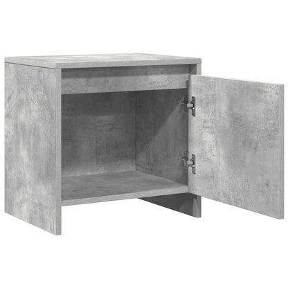 vidaXL Bedside Cabinet Concrete Grey 45x34x44.5 cm Engineered Wood