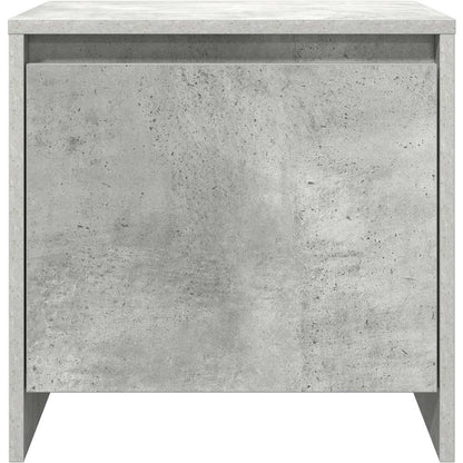 vidaXL Bedside Cabinet Concrete Grey 45x34x44.5 cm Engineered Wood
