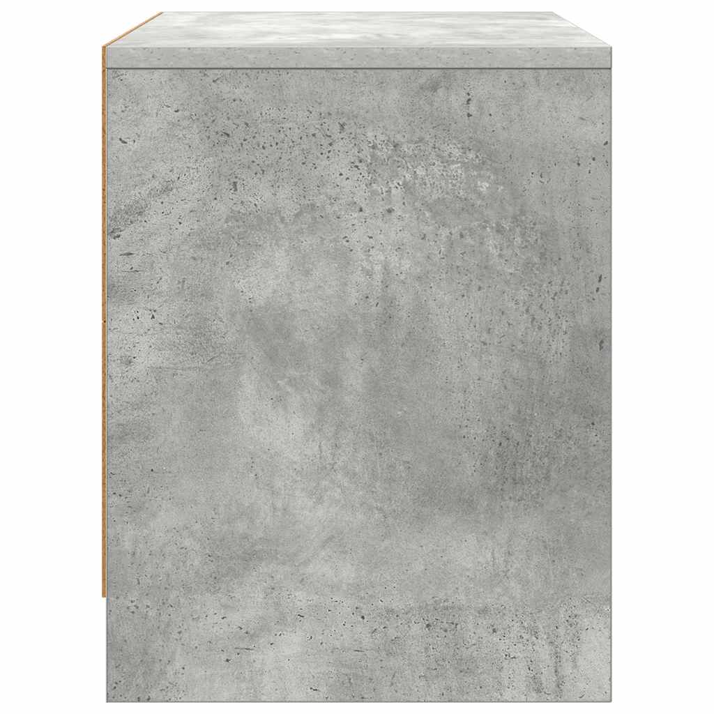 vidaXL Bedside Cabinet Concrete Grey 45x34x44.5 cm Engineered Wood