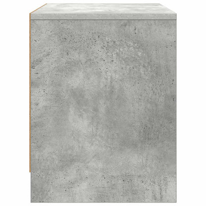 vidaXL Bedside Cabinet Concrete Grey 45x34x44.5 cm Engineered Wood