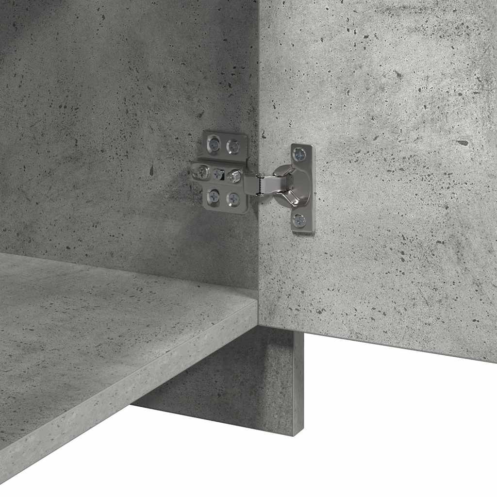 vidaXL Bedside Cabinet Concrete Grey 45x34x44.5 cm Engineered Wood