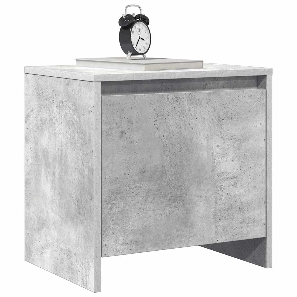 vidaXL Bedside Cabinets 2 pcs Concrete Grey 45x34x44.5 cm Engineered Wood