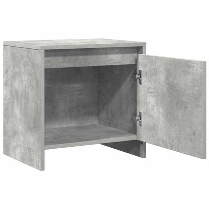vidaXL Bedside Cabinets 2 pcs Concrete Grey 45x34x44.5 cm
