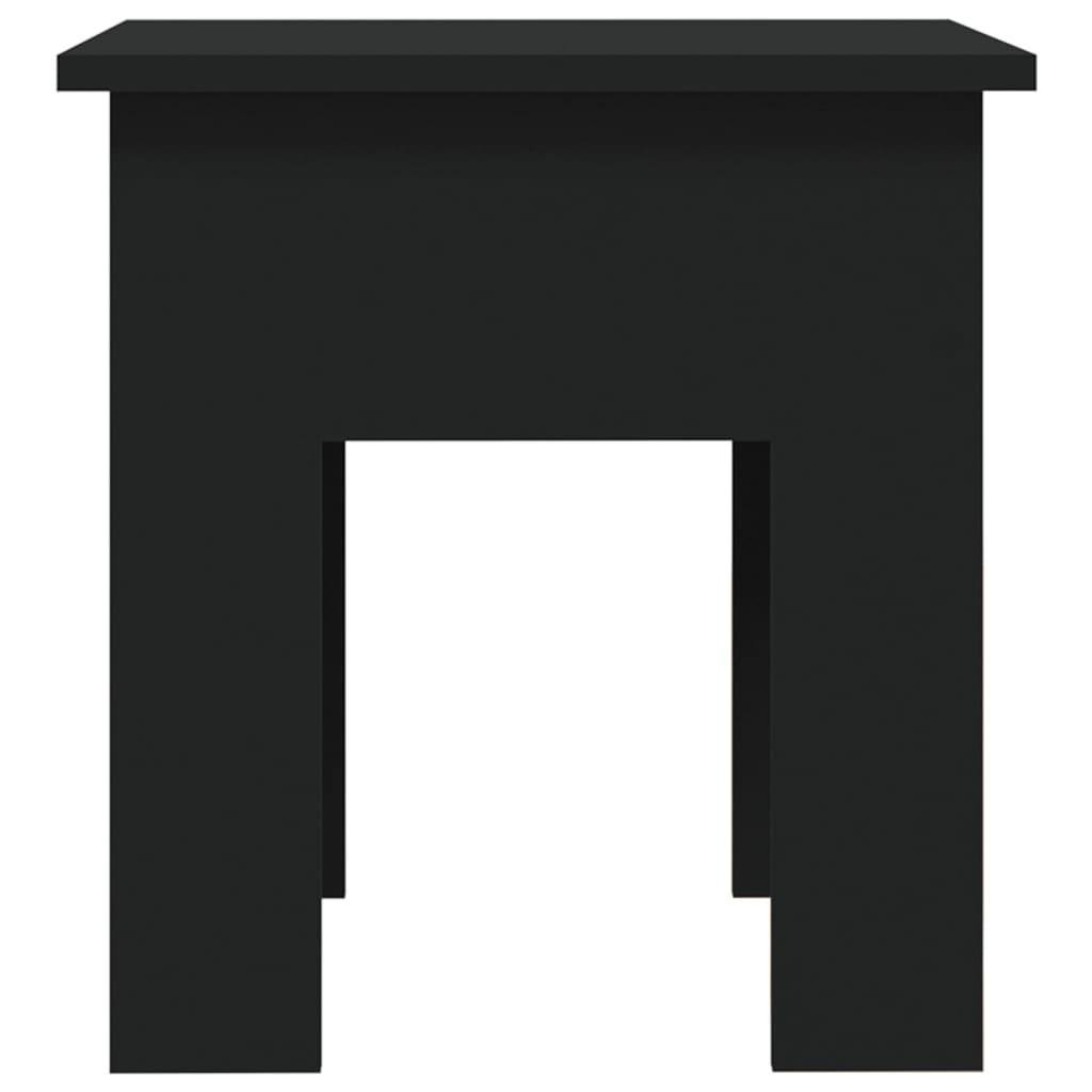 vidaXL Coffee Table Black 40x40x42 cm Engineered Wood