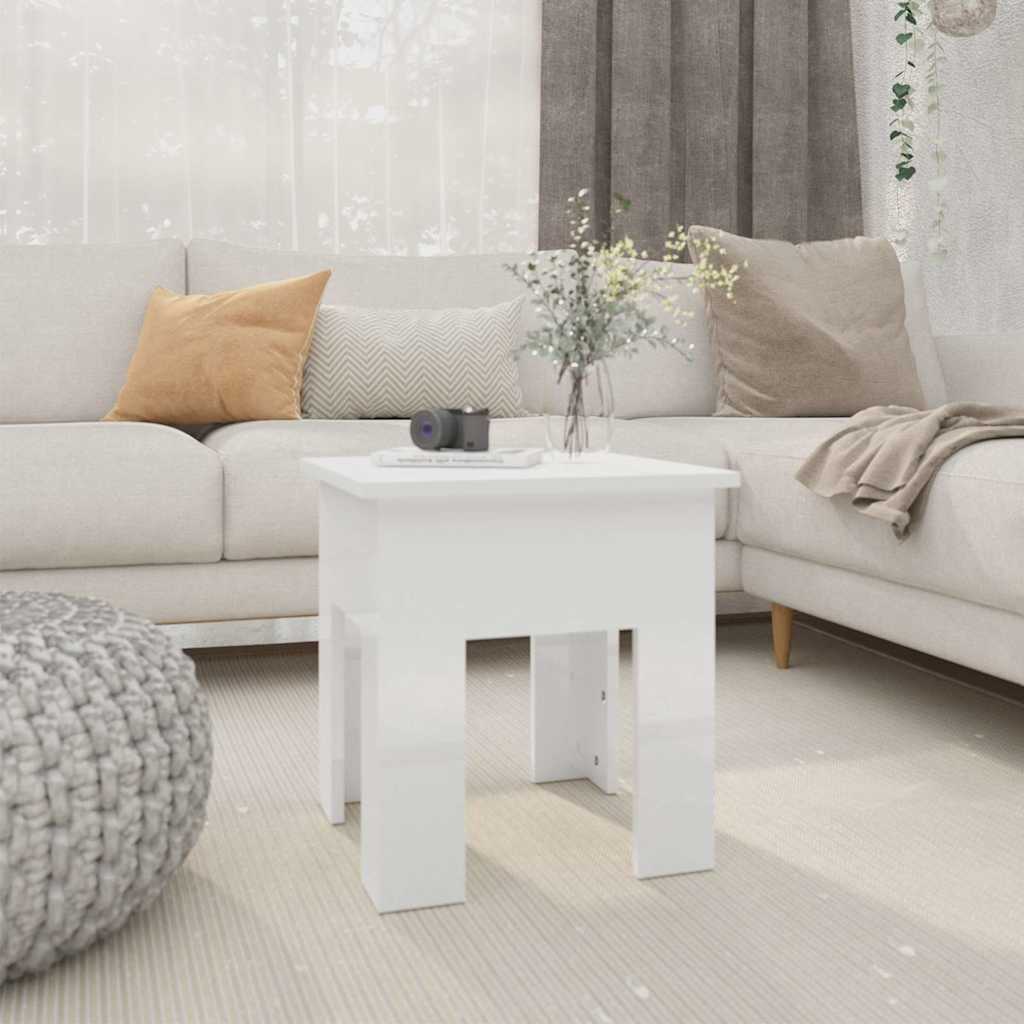 vidaXL Coffee Table | High Gloss White | Engineered Wood | Modern | Coffee Table
