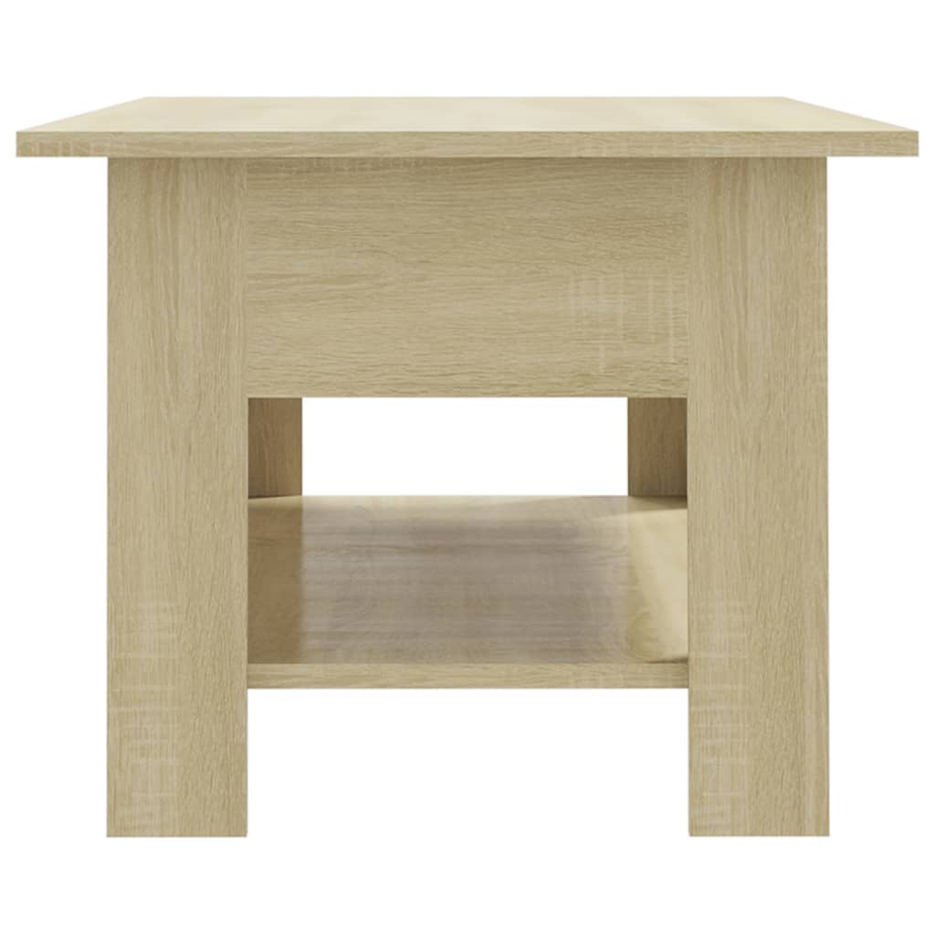 vidaXL Coffee Table Sonoma Oak 102x55x42 cm Engineered Wood