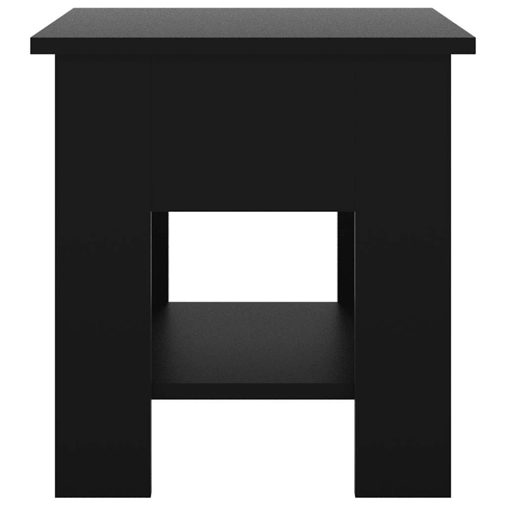 vidaXL Coffee Table Black 40x40x42 cm Engineered Wood
