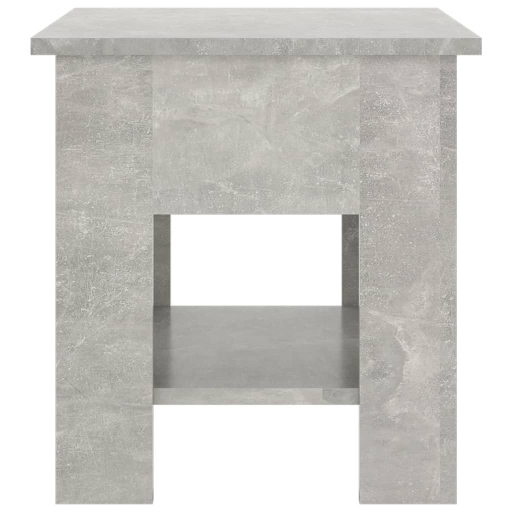 vidaXL Coffee Table Concrete Grey 40x40x42 cm Engineered Wood