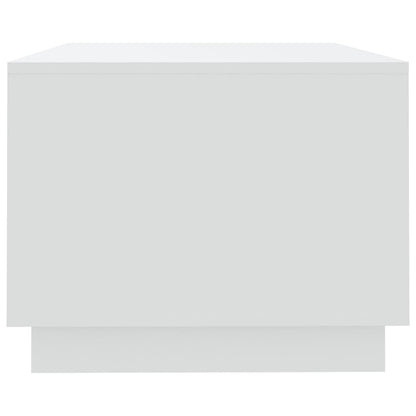 810280 vidaXL Coffee Table White 102x55x43 cm Engineered Wood