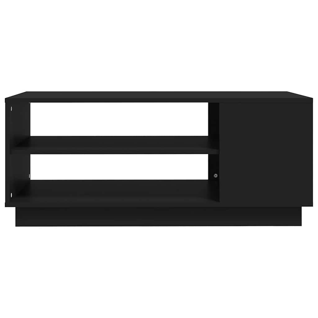 vidaXL Coffee Table Black 102x55x43 cm Engineered Wood