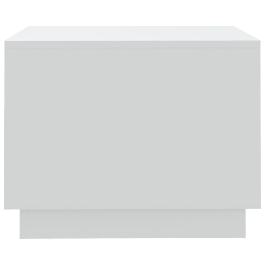 810289 vidaXL Coffee Table White 55x55x43 cm Engineered Wood