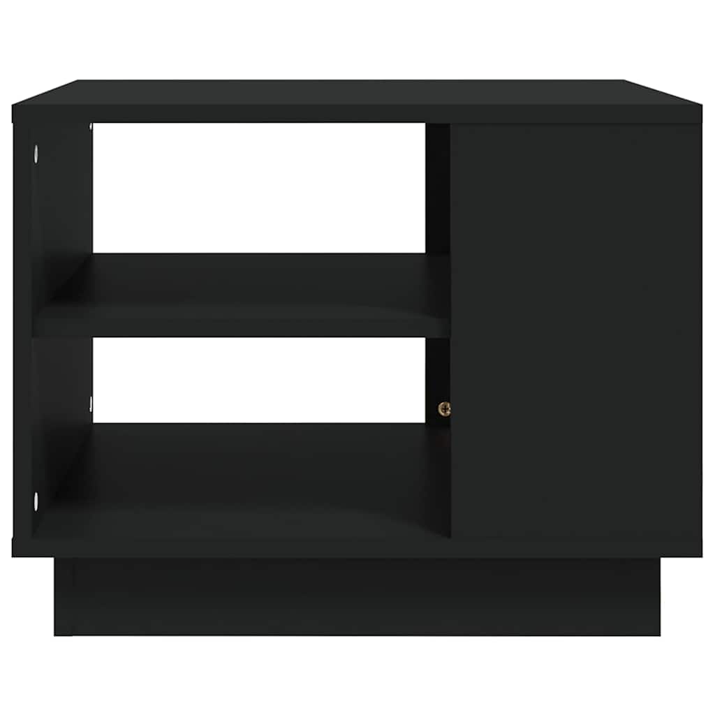 vidaXL Coffee Table Black 55x55x43 cm Engineered Wood