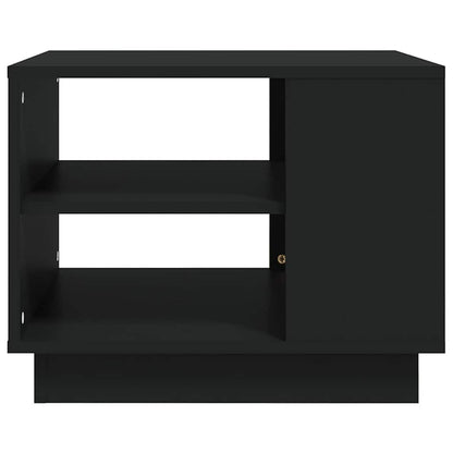 vidaXL Coffee Table Black 55x55x43 cm Engineered Wood
