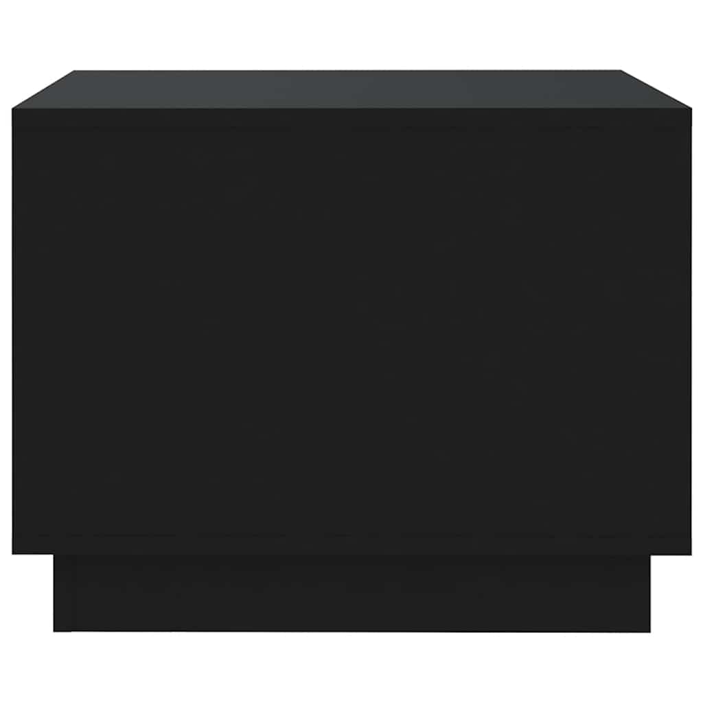 vidaXL Coffee Table Black 55x55x43 cm Engineered Wood