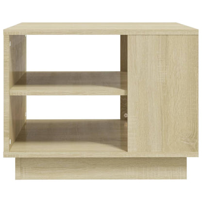 vidaXL Coffee Table Sonoma Oak 55x55x43 cm Engineered Wood