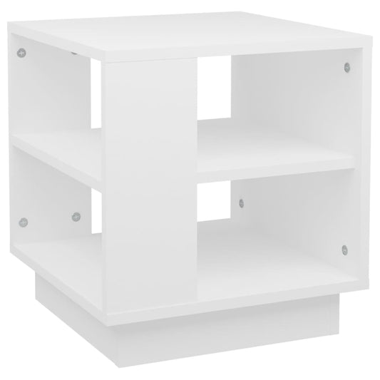 810298 vidaXL Coffee Table White 40x40x43 cm Engineered Wood