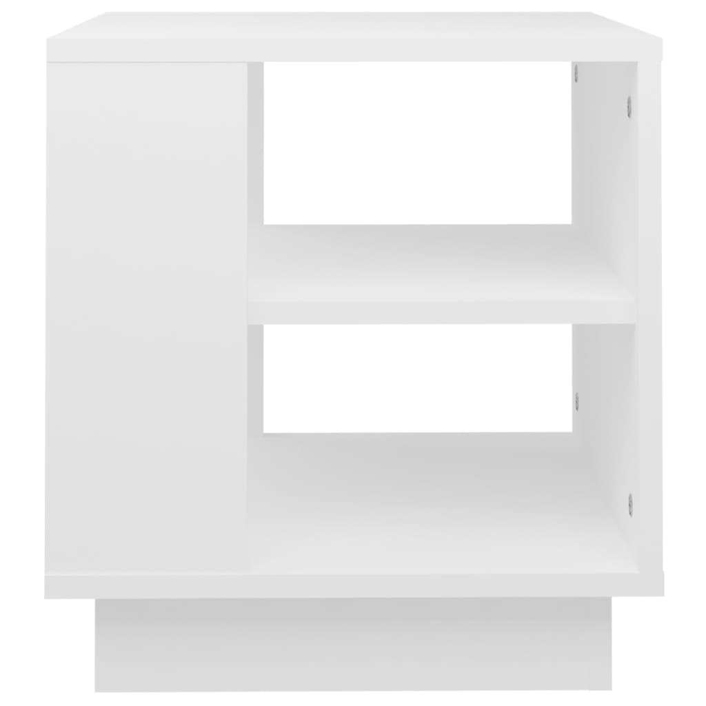 810298 vidaXL Coffee Table White 40x40x43 cm Engineered Wood