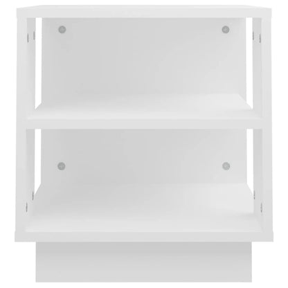 810298 vidaXL Coffee Table White 40x40x43 cm Engineered Wood