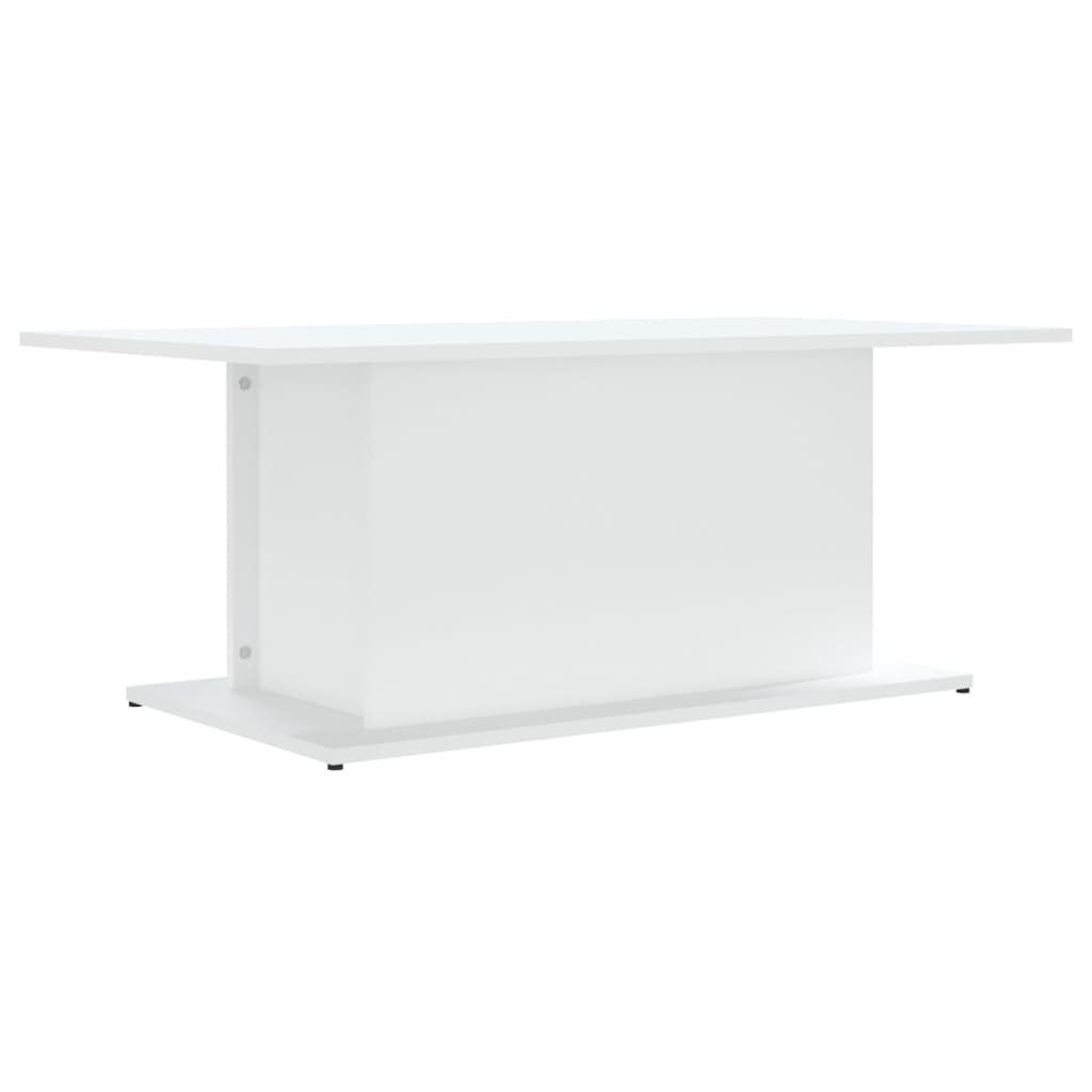 810307 vidaXL Coffee Table White 102x55,5x40 cm Engineered Wood