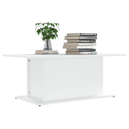 810307 vidaXL Coffee Table White 102x55,5x40 cm Engineered Wood
