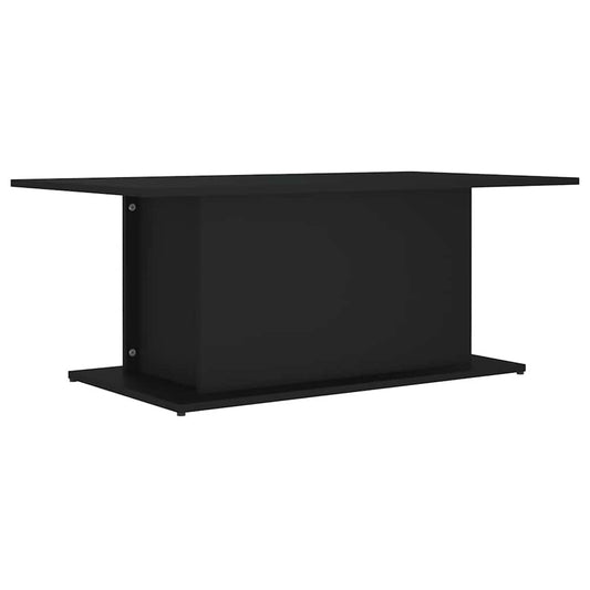810308 vidaXL Coffee Table Black 102x55,5x40 cm Engineered Wood
