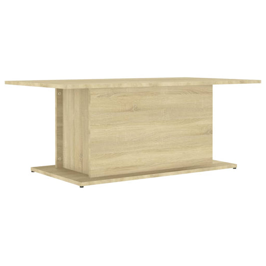 810310 vidaXL Coffee Table Sonoma Oak 102x55,5x40 cm Engineered Wood