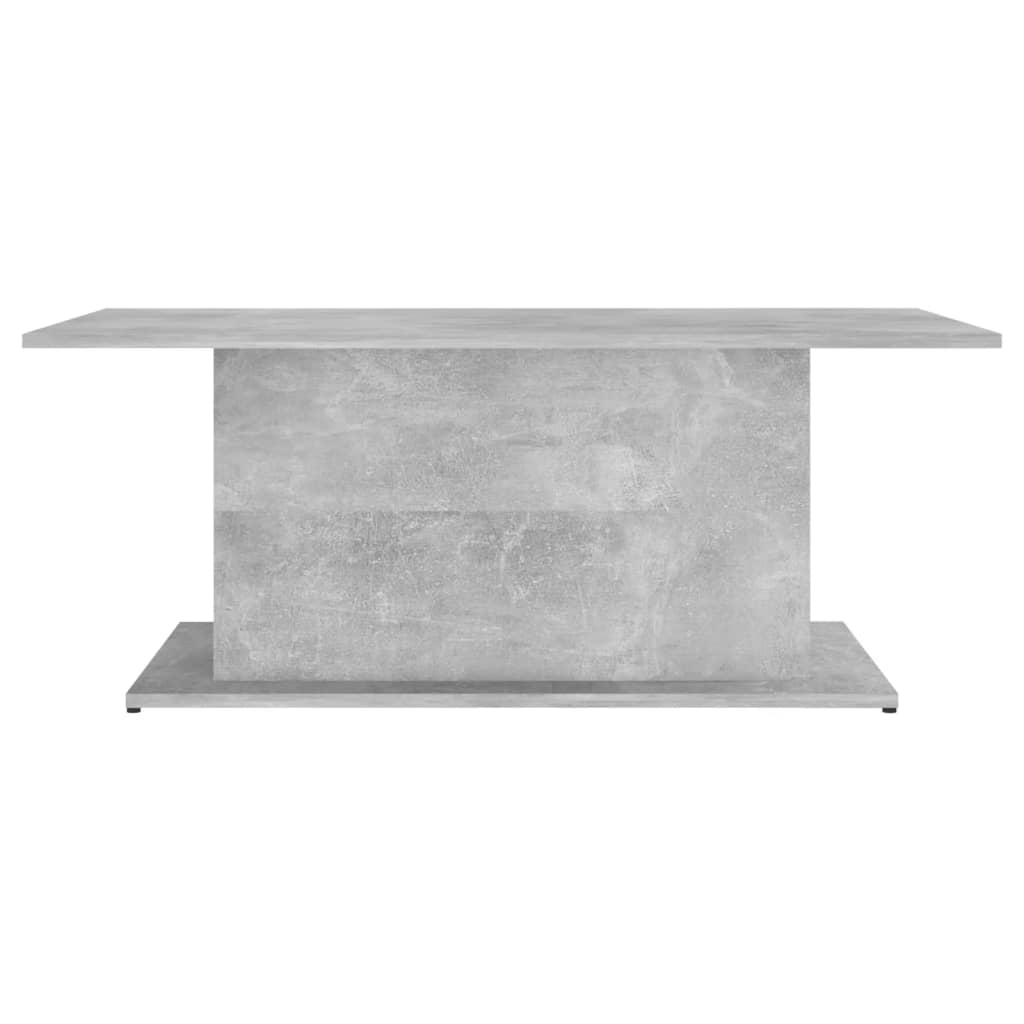 810311 vidaXL Coffee Table Concrete Grey 102x55,5x40 cm Engineered Wood