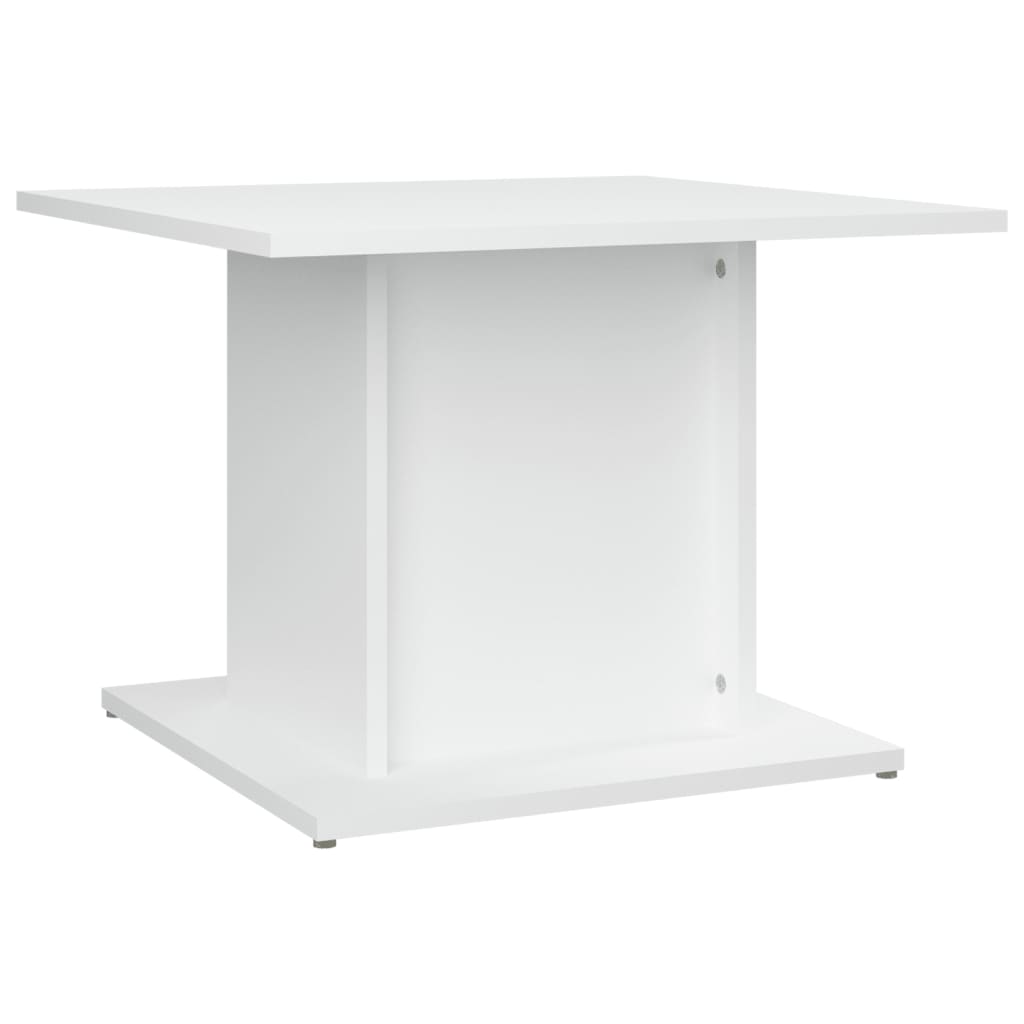 810316 vidaXL Coffee Table White 55,5x55,5x40 cm Engineered Wood