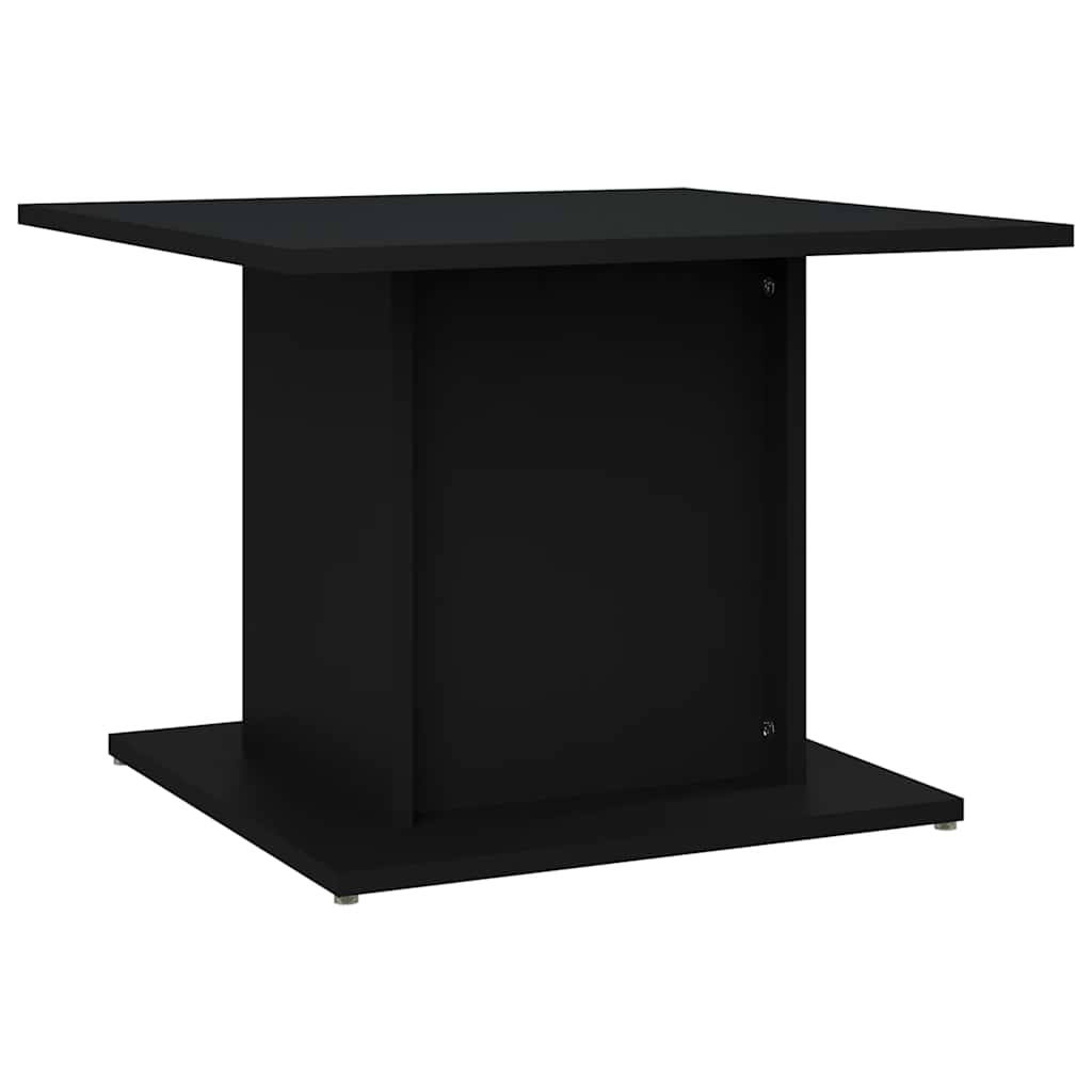 vidaXL Coffee Table Black 55,5x55,5x40 cm Engineered Wood