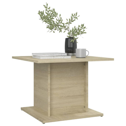 vidaXL Coffee Table Sonoma Oak 55,5x55,5x40 cm Engineered Wood