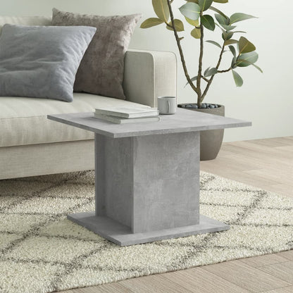 vidaXL Coffee Table Concrete Grey 55,5x55,5x40 cm Engineered Wood