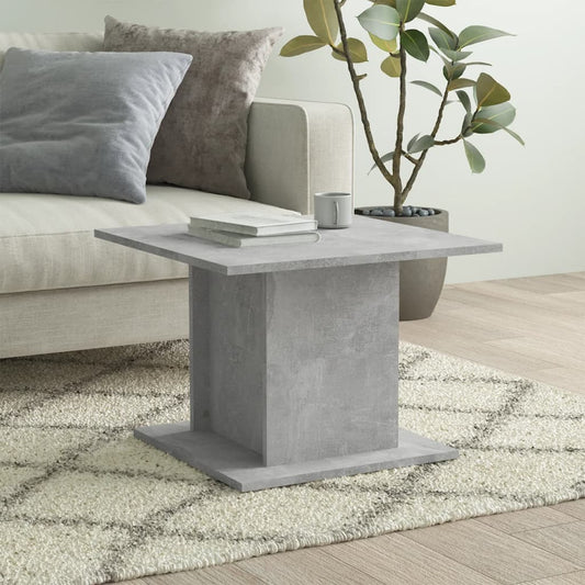 vidaXL Coffee Table Concrete Grey 55,5x55,5x40 cm Engineered Wood