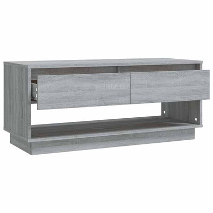 vidaXL TV Cabinet Grey Sonoma 102x41x44 cm Engineered Wood