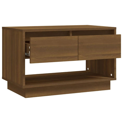 vidaXL TV Cabinet Brown Oak 70x41x44 cm Engineered Wood